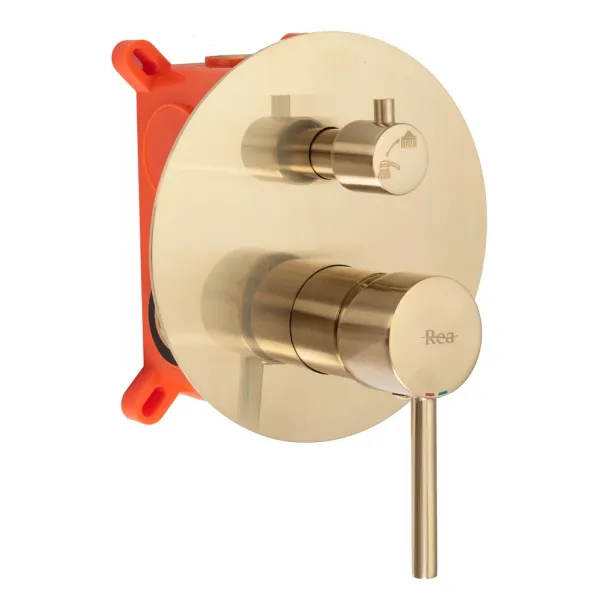 Sistem de dus incastrat Rea Lungo auriu periat picture - 8