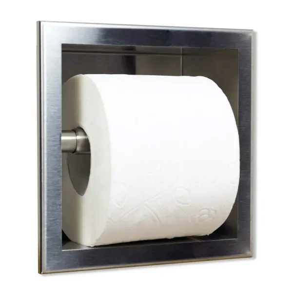 Suport hartie igienica incastrat Balneo Wall-Box inox periat picture - 4