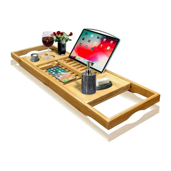 Suport pentru cada extensibil din bambus Rea picture - 6
