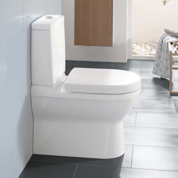Vas wc pe pardoseala Villeroy&Boch O.Novo monobloc alb picture - 4