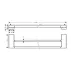 Bara dubla portprosop Hansgrohe AddStoris negru mat picture - 3