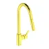 Baterie bucatarie cu dus extactibil Ideal Standard Gusto 233 auriu periat 2 tipuri de jet picture - 1