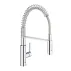 Baterie bucatarie cu pipa flexibila Grohe Get crom lucios picture - 1