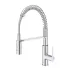 Baterie bucatarie cu pipa flexibila Grohe Get crom lucios picture - 4