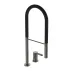 Baterie bucatarie cu pipa flexibila Ideal Standard Gusto 142 gri - negru semi-profesionala picture - 1