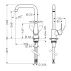 Baterie bucatarie Hansgrohe Focus M41 260 monocomanda negru mat picture - 2