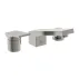Baterie cada - dus Ideal Standard Atelier Extra argintiu Silver Storm cu 4 elemente picture - 2