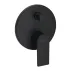 Baterie cada - dus incastrata Hansgrohe Rebris E negru mat picture - 1