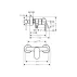 Baterie dus Hansgrohe Rebris S monocomanda negru mat picture - 2