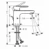 Baterie lavoar Hansgrohe Vernis Blend 100 crom lucios cu ventil Pop-Up picture - 2