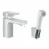 Baterie lavoar Hansgrohe Vernis Shape 100 crom lucios cu dus igienic picture - 1