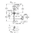 Baterie lavoar inalta Grohe Eurostyle New L alb maner loop picture - 2