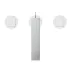 Baterie lavoar Ideal Standard Atelier Extra 3 elemente crom lucios cu ventil Pop-Up picture - 3