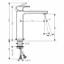 Baterie lavoar inalta Hansgrohe Vernis Shape 190 monocomanda crom lucios picture - 2
