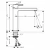 Baterie lavoar inalta Hansgrohe Vernis Shape 190 monocomanda negru mat picture - 2