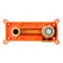 Baterie lavoar incastrata Rea Lungo auriu periat corp ingropat inclus picture - 6