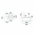 Baterie lavoar incastrata Rea Lungo auriu periat corp ingropat inclus picture - 2