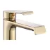 Baterie lavoar Rea Hass monocomanda auriu periat picture - 3