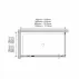 Cabina de dus dreptunghiulara cu usa pivotanta Fluminia Andina 120x90 crom picture - 4
