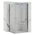 Cabina de dus dreptunghiulara cu usi plabile Rea Fold N2 modulara 100x110 crom picture - 1