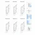 Cabina de dus dreptunghiulara cu usi plabile Rea Fold N2 modulara 100x110 crom picture - 2