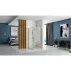 Cabina de dus dreptunghiulara Rea Fargo cu usa batanta 80x100 auriu picture - 4