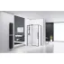 Cabina de dus dreptunghiulara Rea Solar cu usa glisanta 80x100 negru picture - 3