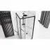 Cabina de dus dreptunghiulara Rea Space In cu usa batanta 80x100 negru mat picture - 3