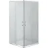 Cabina de dus patrata Deante Funkia cu usi culisante 90x90cm finisaj crom si sticla transparenta picture - 2