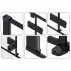Cabina de dus patrata Rea Fargo cu usa batanta 90x90 negru mat picture - 5