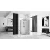 Cabina de dus pentagonala Rea Axin cu usa pivotanta 80x80 crom picture - 3