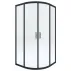 Cabina de dus semirotunda Deante Funkia negru cu usi culisante 80x80 cm picture - 1