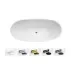 Cada freestanding Besco Ayla 170x80 cm alb lucios picture - 5