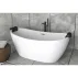 Cada freestanding Besco Ayla 170x80 cm alb lucios picture - 6