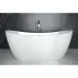 Cada freestanding Besco Ayla 170x80 cm alb lucios picture - 7