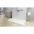 Cadita dus dreptunghiulara Balneo din compozit 90x120 alb picture - 5