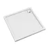 Cadita dus patrata din acril Omnires Merton alb  80x80 cm picture - 1