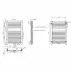 Calorifer de baie portprosop Invena 54x80 cm alb picture - 3
