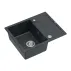 Chiuveta compozit incastrata Quadron Unique Morgan 116 negru - inox 62x50 cm picture - 2