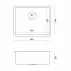 Chiuveta inox sub blat Quadron Unique Anthony 60 inox periat 54x44 cm picture - 3