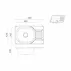 Chiuveta inox incastrata Quadron Pop Eddie 111 inox satinat 66x42 cm picture - 2