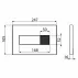 Clapeta de actionare Alca Senzor Antivandal M370S alb picture - 2