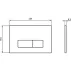 Clapeta de actionare Ideal Standard Prosys Oleas P2 alb picture - 2