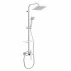 Coloana de dus cu baterie monocomanda Ferro Algeo Square cu 1 functie picture - 1