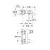 Baterie dus Grohe Eurocube monocomanda crom lucios picture - 2
