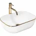 Lavoar alb/auriu pe blat Rea Belinda 46,5 cm picture - 1