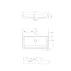 Lavoar suspendat Omnires Thasos M+ alb 70 cm picture - 4