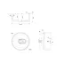 Lavoar pe blat Omnires Cadence M+ alb picture - 4