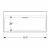 Lavoar pe mobilier Geberit One cu scurgere speciala 105 cm alb picture - 4