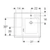 Lavoar pentru copii Geberit Bambini cu bazin lateral pentru spuma 60 cm picture - 4